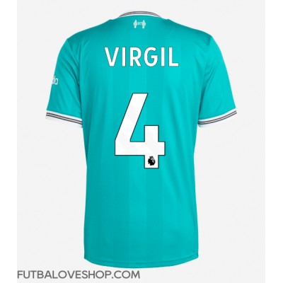 Dres Liverpool Virgil van Dijk #4 Tretina 2025-26 Krátky Rukáv Dres Liverpool Virgil van Dijk #4 Tretina 2025-26 Krátky Rukáv